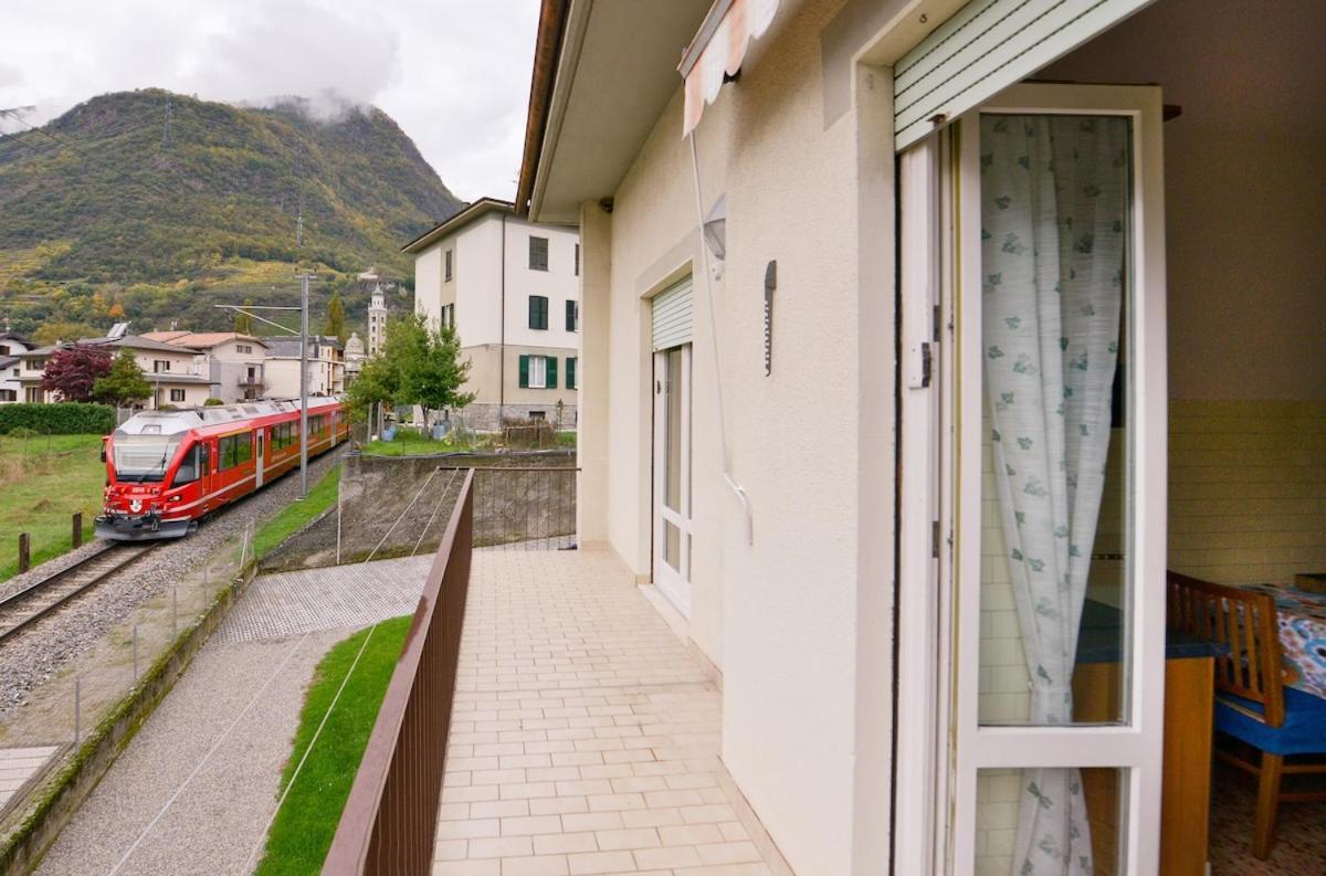 Alp Gruem Apartment - 8 Min Walk To Bernina Express ティラーノ エクステリア 写真
