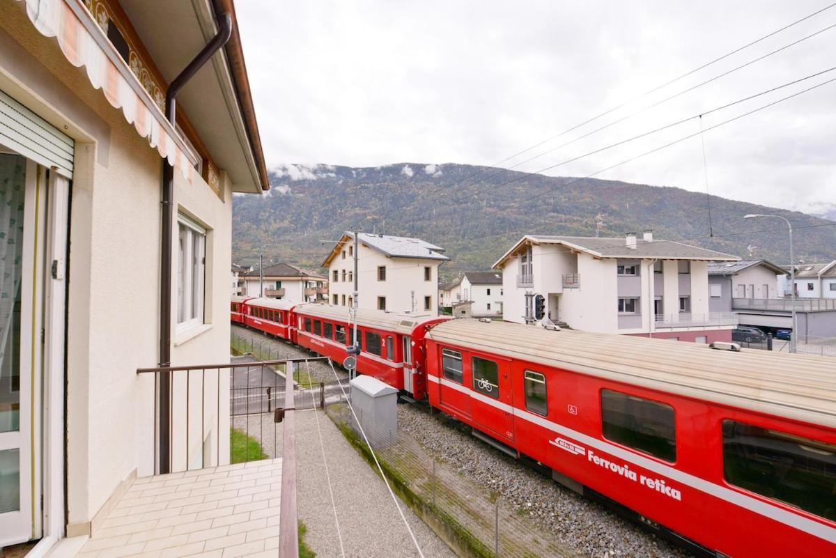 Alp Gruem Apartment - 8 Min Walk To Bernina Express ティラーノ エクステリア 写真